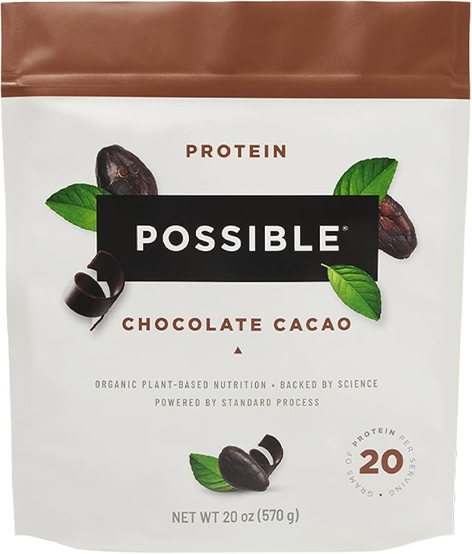 Possible Protein Powder Chocolate Cacao - 20g of Vegan, Plant-Based Protein Mix - Non-GMO