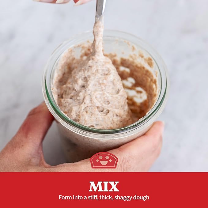 Bakers Club Rapid 24-Hour Sourdough Starter Culture - Makes 5 Batches - Mix, Ferment & Bake Next