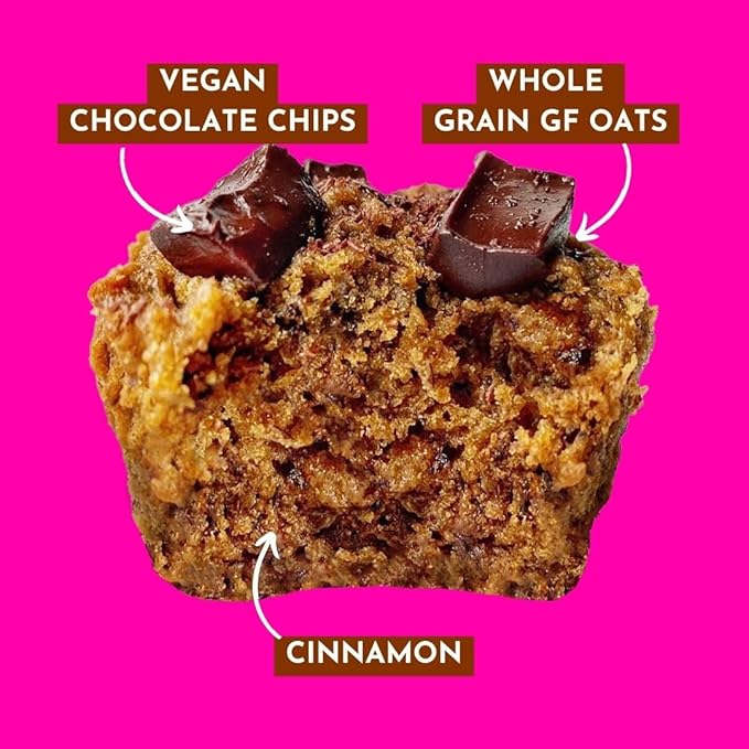 GoNanas Chocolate Chip Oat Flour Banana Bread Mix, Suitable for Plant Based Vegan Diets, Gluten