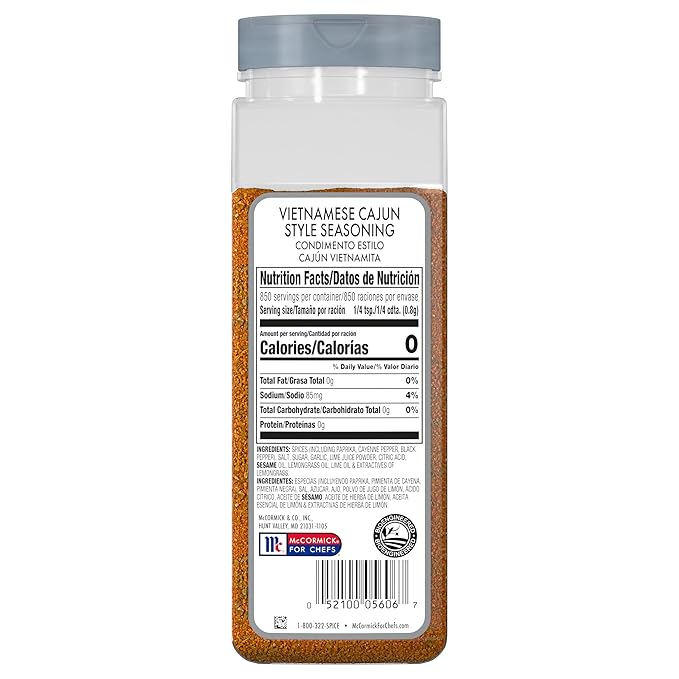 McCormick Culinary Vietnamese Cajun Style Seasoning, 24 oz