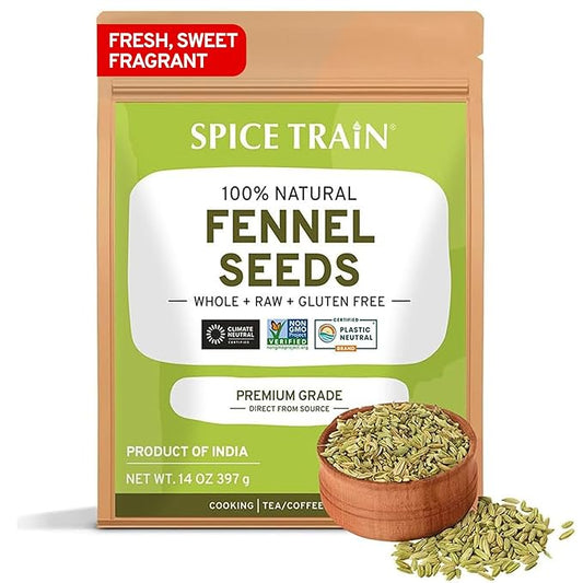 Fennel Seeds (397g/14oz) Tested for Quality | Raw Fennel Seed | Perfect for Cooking, Teas
