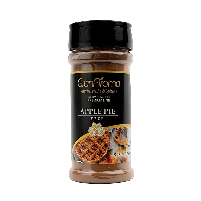 GranAroma Apple Pie Spice Blend, Aromatic & Warm, Flavorful Seasoning Mix, Baking & Cooking (3.4