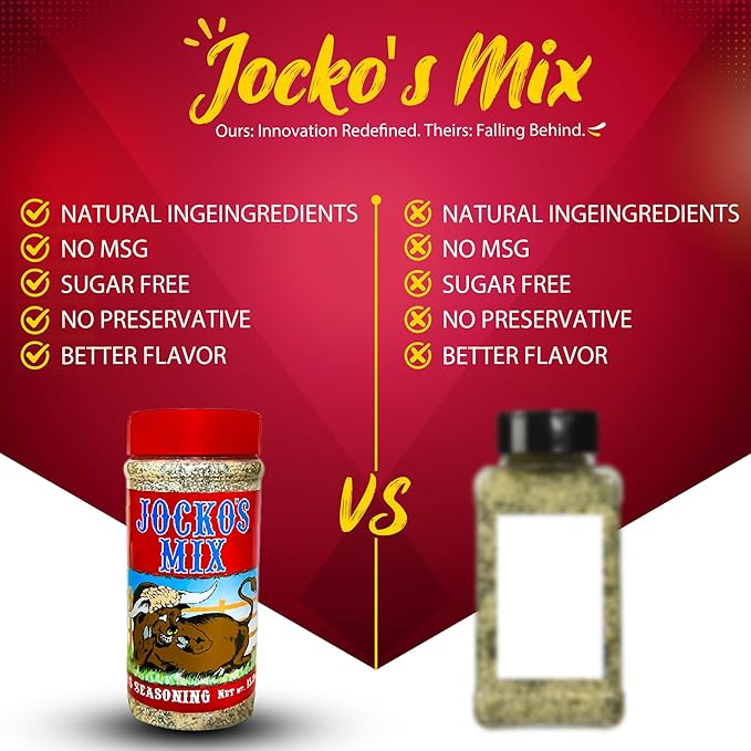 Jocko's Mix Santa Maria Style Seasoning - 15.3oz Bottle Of Tri-Tip, Steak, Pork, and Chicken