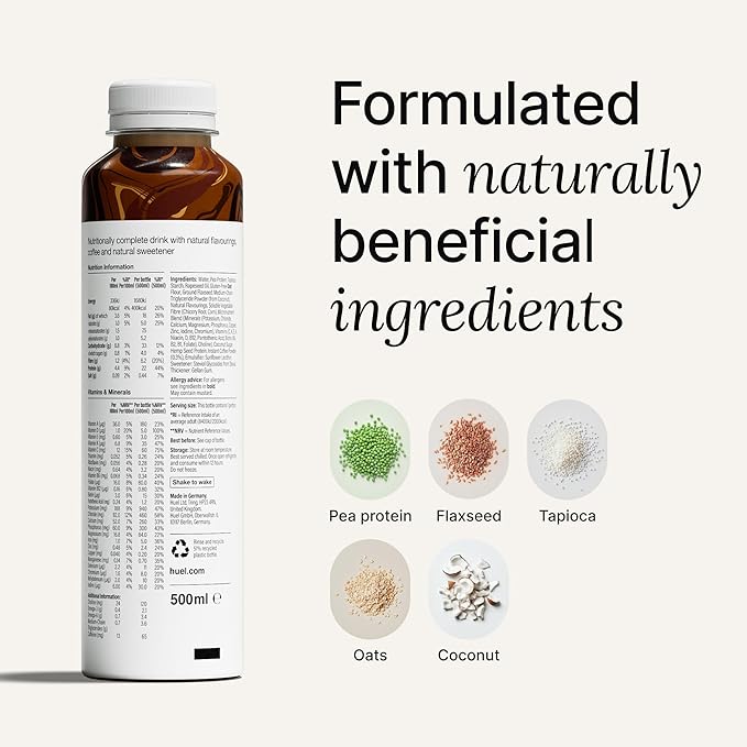 Huel Ready-to-Drink | Iced Coffee Caramel Meal Replacement Shake | High Protein Drink |