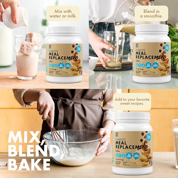 Yes You Can! Meal Replacement Shake - 20G Protein, 4G Fiber, 21 Vitamins & Minerals, 0G Added Sugar