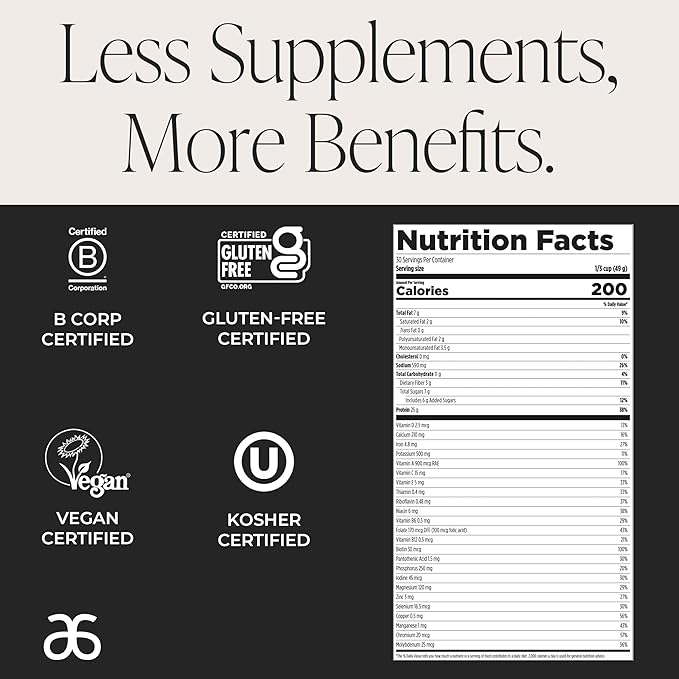 Arbonne EssentialMeal Meal Replacement Shake - Protein Shake, Vegan Protein Powder, Complete Daily