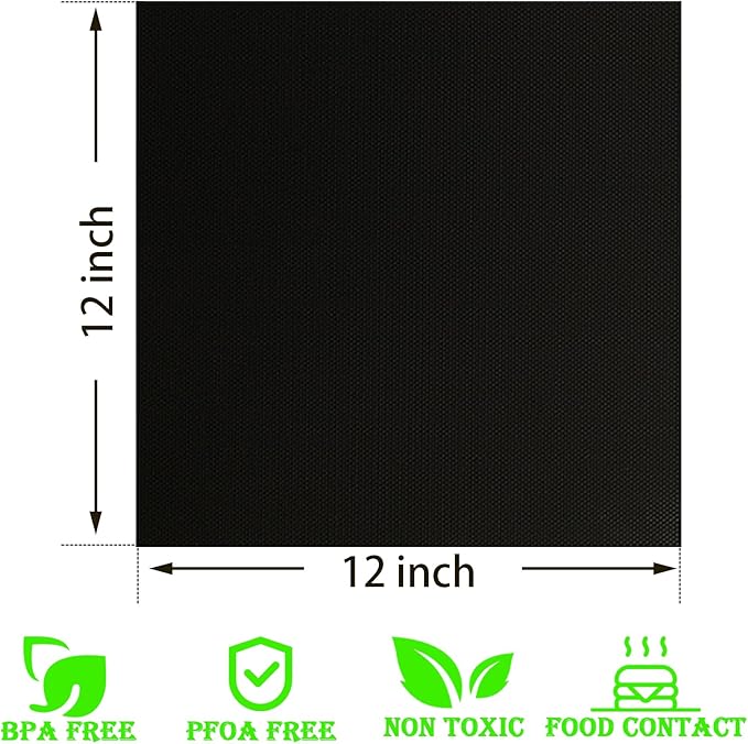 WMKGG 4 PCS Toaster Oven Liner for Ninja Flip Toaster Oven, Air Fryer Liners, Non-Stick Reusable