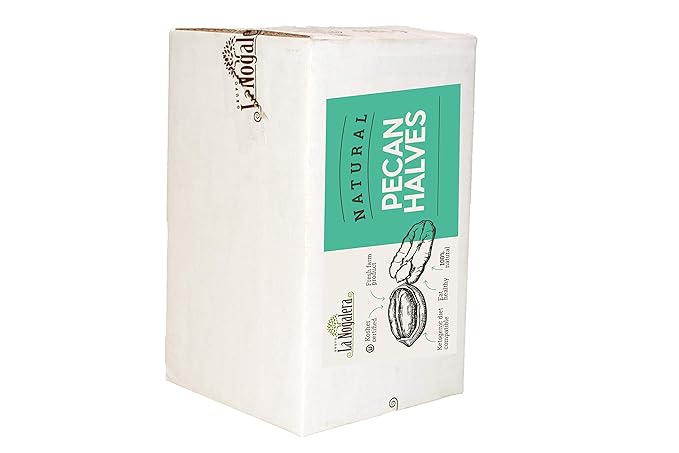 La Nogalera Pecans - Raw pecan nuts, Natural, 5 lbs vacuum sealed bag. They compare to organic, NO
