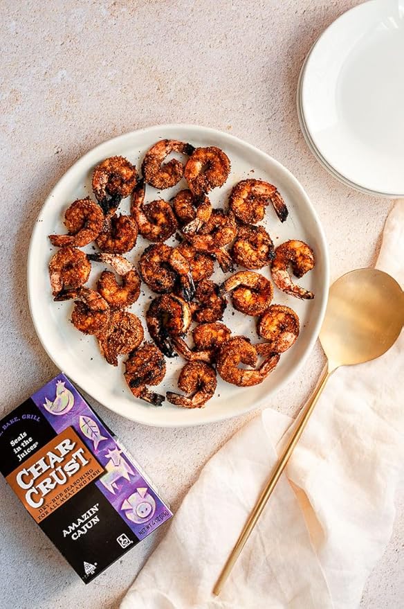 Char Crust Dry-Rub Seasonings Amazin' Cajun | All-in-one seasonings | Perfect for Fish, Chicken and