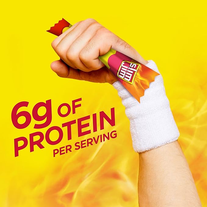 Slim Jim Smoked Meat Sticks, Original Flavor, 6g Protein Per Serving, Snack Size, Lunchbox Snack