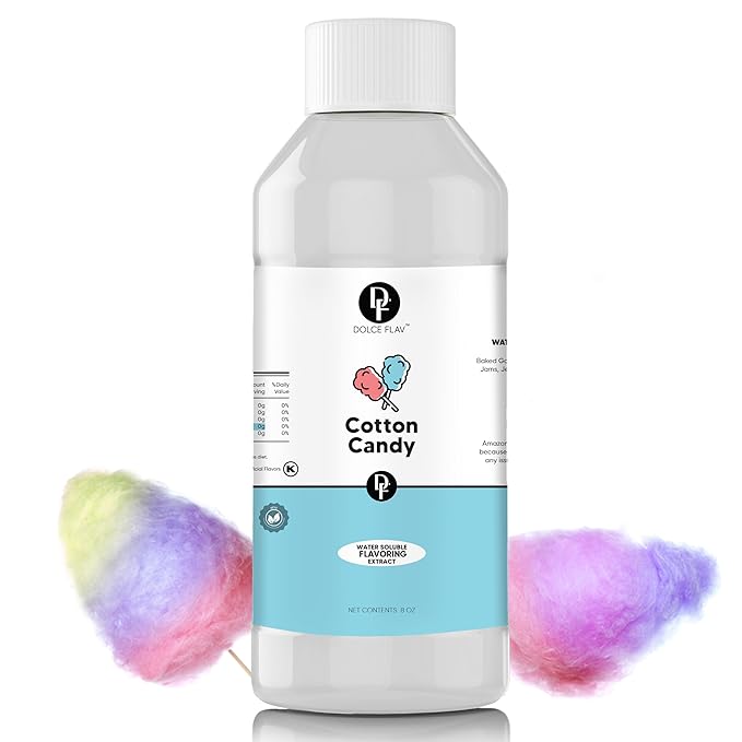Dolce Flav Cotton Candy Extract ??8 Ounce Water-Soluble Kosher, Sugar-Free, Concentrated