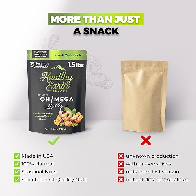 Mixed Nuts Unsalted | Trail Mix | Trail Mix without Peanuts | Sugar Free | Gourmet Protein, Gluten