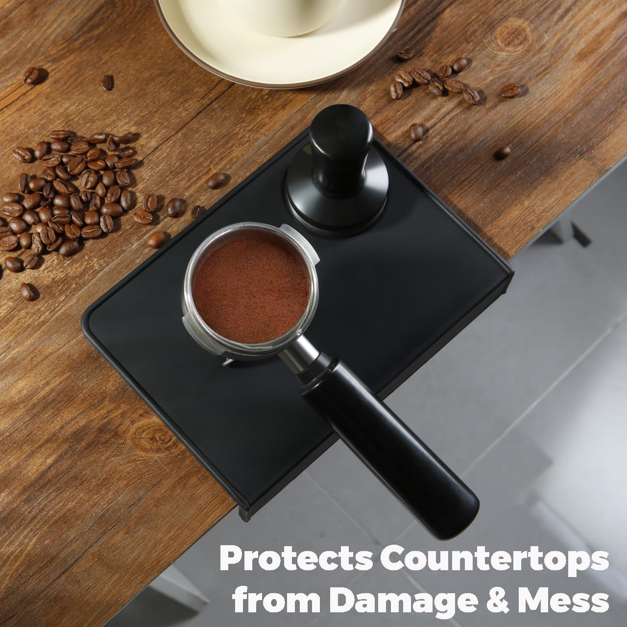 Espresso Tamping Mat – Emptycolor Coffee Tamper Mat for Espresso Machine, Food Grade Silicone Tamp