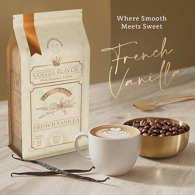 French Vanilla Flavored Whole Bean Coffee ??100% Arabica, Single Origin, Medium Roast, USDA