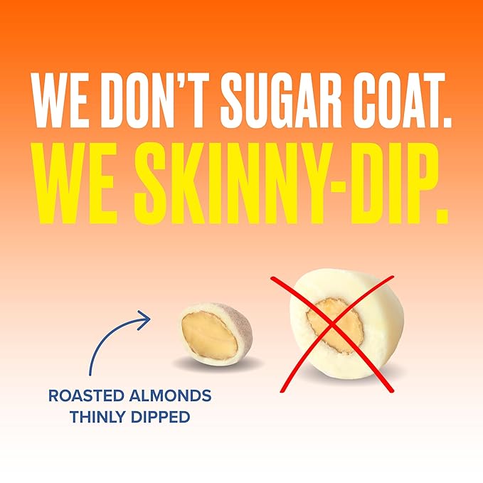 SkinnyDipped Pumpkin Spice Almonds, Healthy Snack, Plant Protein, Gluten Free, 3.5 oz Resealable
