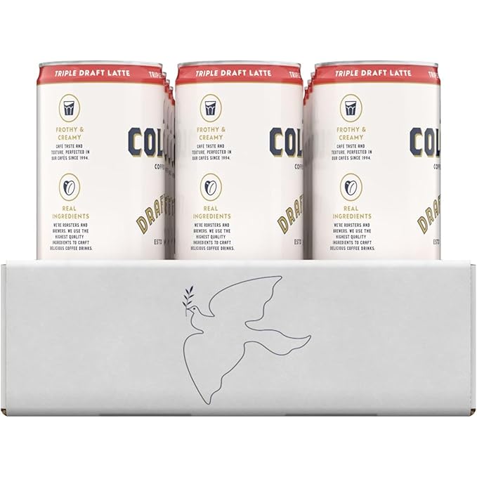 La Colombe Coffee, Triple Draft Latte, 11 fl oz Cans (Pack of 12), Coffeehouse Quality Cold Brew