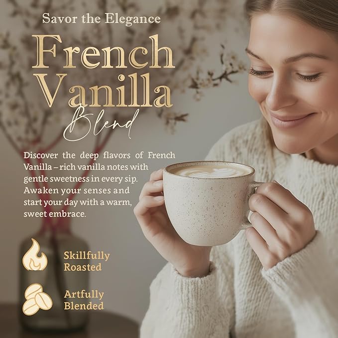 French Vanilla Flavored Whole Bean Coffee ??100% Arabica, Single Origin, Medium Roast, USDA