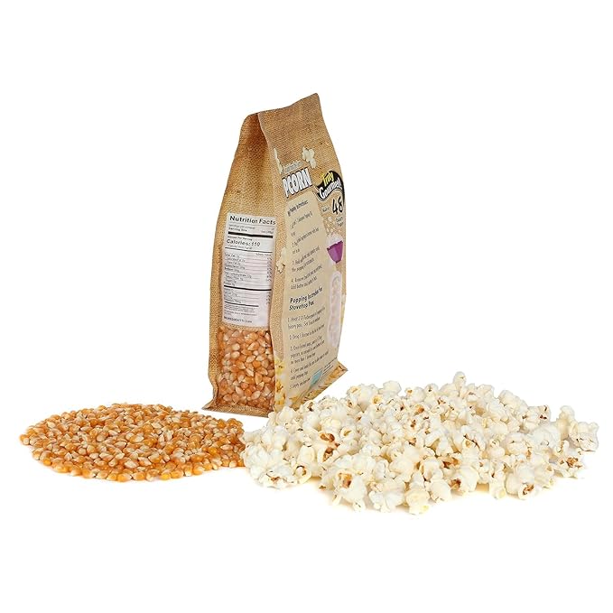 Wabash Valley Farms Yellow Popcorn Kernels - Big and Yellow Popcorn Kernels, Non-GMO Popcorn (2 lbs)