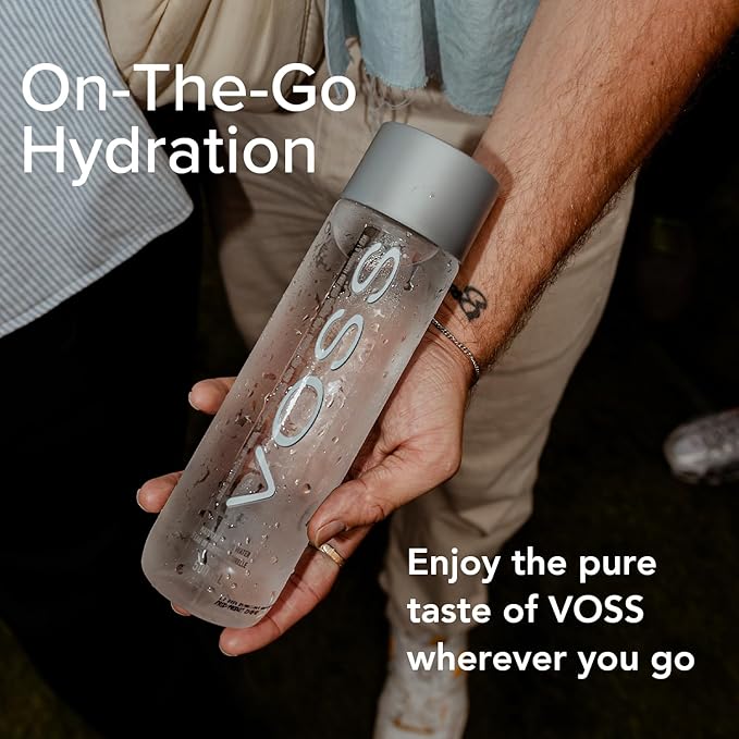 VOSS Premium Still Bottled Natural Water - BPA-Free - High Grade PET - Recyclable Plastic Water