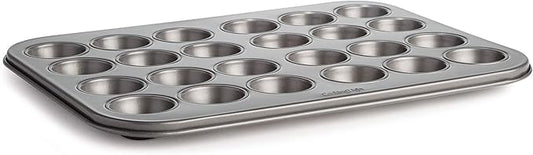 Cooking Light Mini Muffin Pan Carbon Steel Quick Release Coating, Non-Stick Bakeware, Heavy Duty