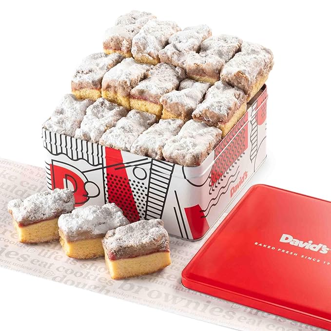 David's Cookies Fresh Baked Gourmet Crumb Cake Food Gift Basket - Gourmet Crumb Cake Assortment