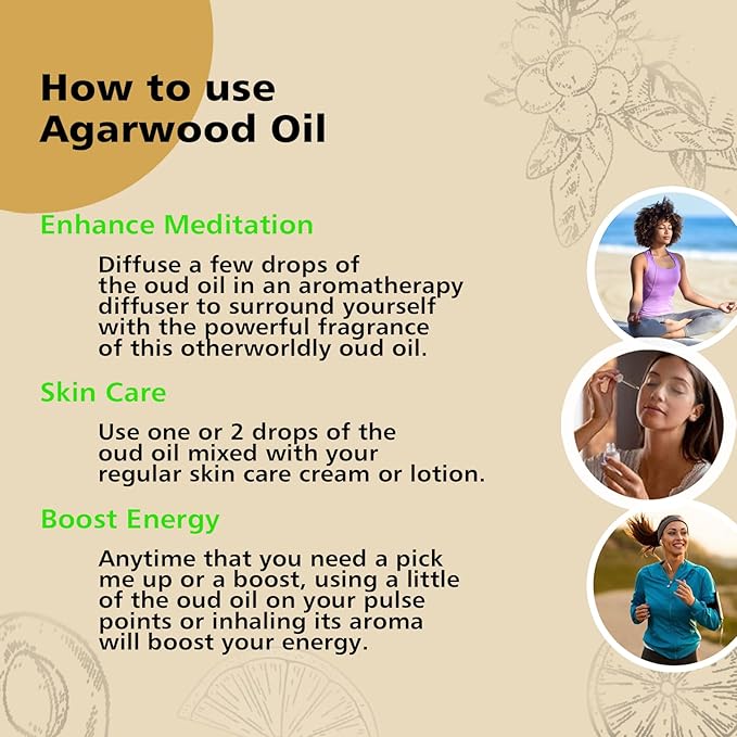 Agarwood Sandalwood Essential Oils for Perfume Candles Soaps Yoga Meditation Massage Diffuser - 2