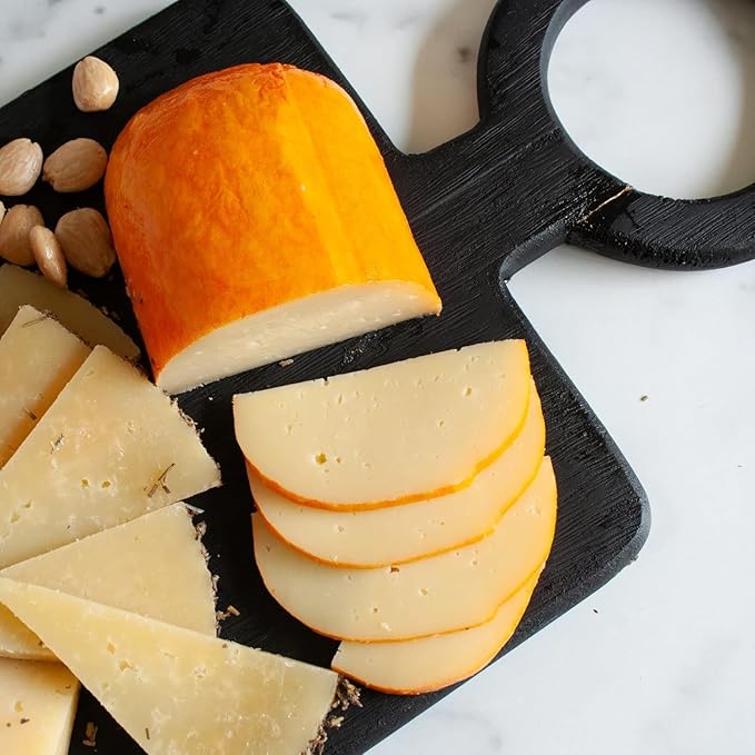 Spanish Cheese Assortment - Black Edition ??Truffle Cheese, Black Garlic Cheese, Mahon, Idiazabal +