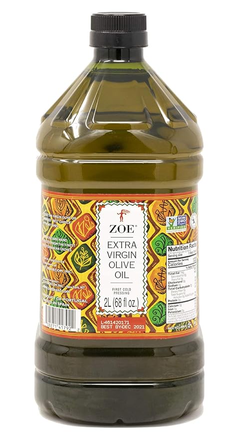 ZOE Extra Virgin Olive Oil 2L (68 fl oz) | Freshly Harvested, First Cold-Pressed | High Polyphenol