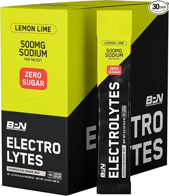 BARE PERFORMANCE NUTRITION BPN Electrolytes Go Packs Hydration Drink Mix | Sugar Free Electrolyte