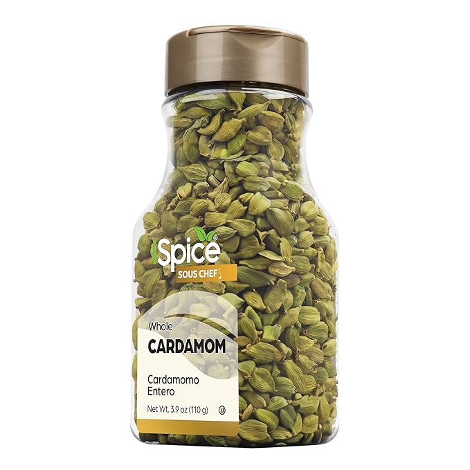 iSpice Cardamom Seeds Whole (3.9 Oz) 110g | Cardamom Pods Whole Pure And Fresh | Kosher | Aromatic