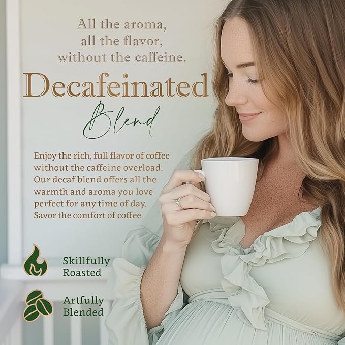 Coffea Flavor Fine Organic coffee -Decaf Whole Bean Coffee | Medium Roast | 100% Arabica Beans |