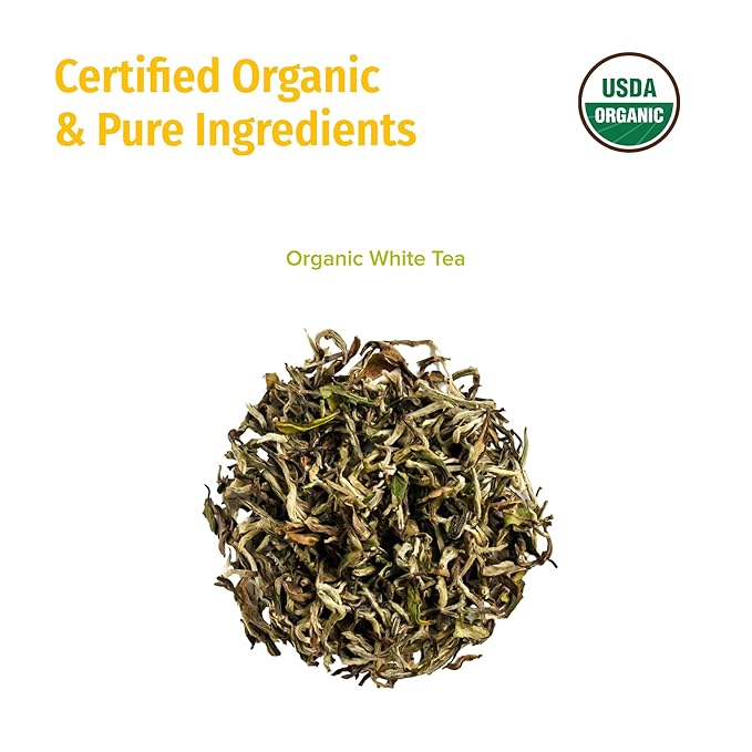 NEPAL TEA Organic White Tea Loose Leaf - USDA Certified Organic from a Family Farm in the Himalayas