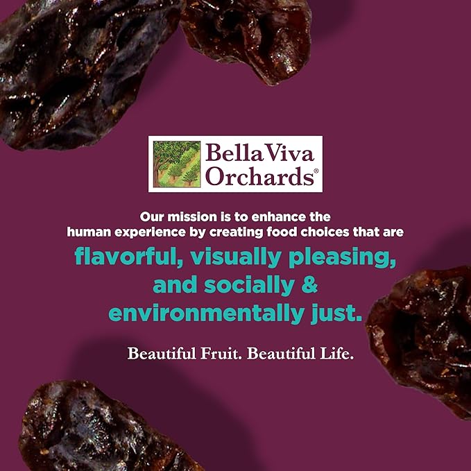Organic Raisins by Bella Viva Orchards, 2.5 Lb. Bag