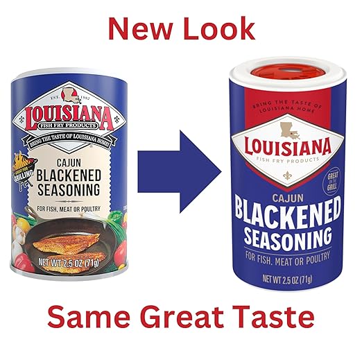 Louisiana Fish Fry Cajun Blackened Seasoning, 2.5 Ounce - 3 per case.