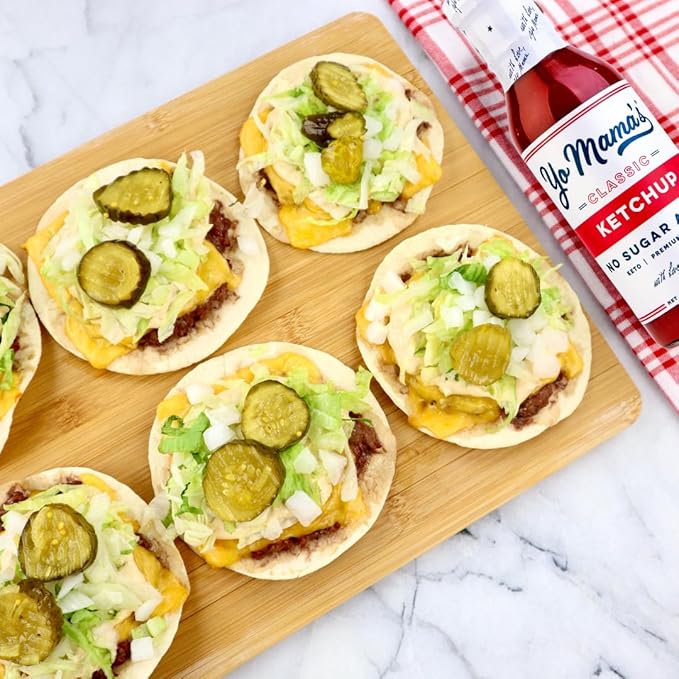 Yo Mama's Foods Keto Classic Ketchup ??Pack of (1) - No Sugar Added, Low Carb, Vegan, Gluten Free