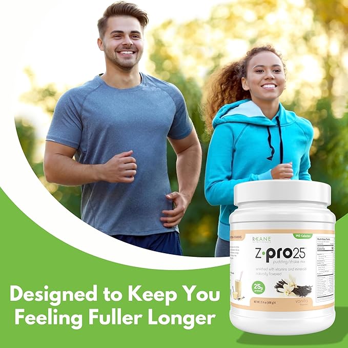 Z-Pro25 Protein Powder, 21.4 oz ??25g Casein & Whey Blend ??Low-Carb, High-Protein Meal Replacement