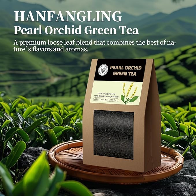 HANFANGLING Pearl Orchid Green Tea Huangshan Maofeng Green Tea Fresh And Refreshing Loose-Leaf Tea