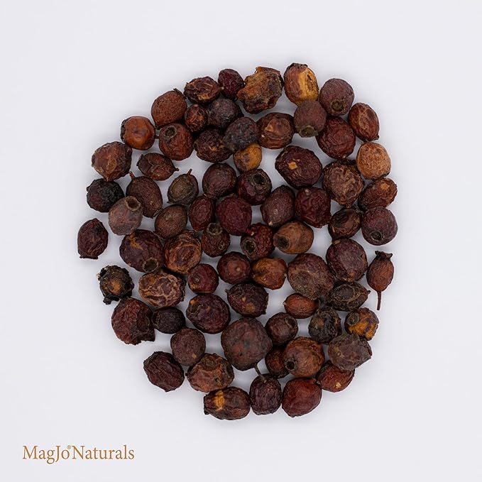MagJo Naturals Hawthorn Berries, Whole Dried, 16 oz (1 lb)