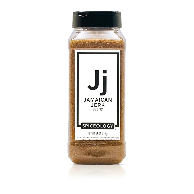 Spiceology - Jamaican Jerk Smoky Caribbean Rub - BBQ Rubs, Spice Blends and Seasonings - Use On: