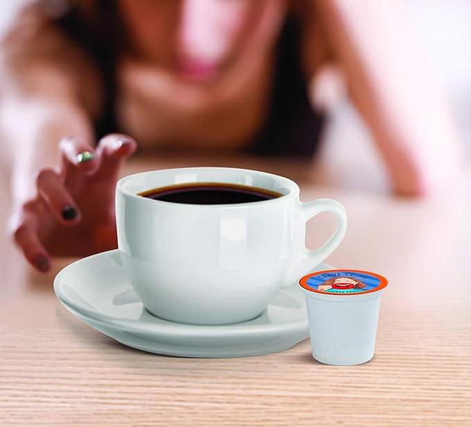 Crave Beverages Flavored Coffee Pods Compatible with Keurig K-Cup Brewers, Blueberry Vanilla, 100