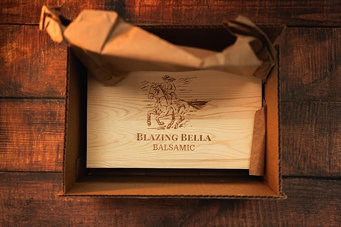 Blazing Bella Chef's Set of Olive Oil and Balsamic Vinegar - Sampler Giftbox