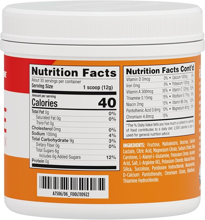 AdvoCare Rehydrate Electrolyte Drink Mix - Hydration & Recovery Drink with Sodium, Potassium & More