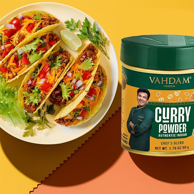 VAHDAM Authentic Indian Curry Powder (50g, 1.76 Oz), Crafted by 8 times Michelin-starred chef Vikas