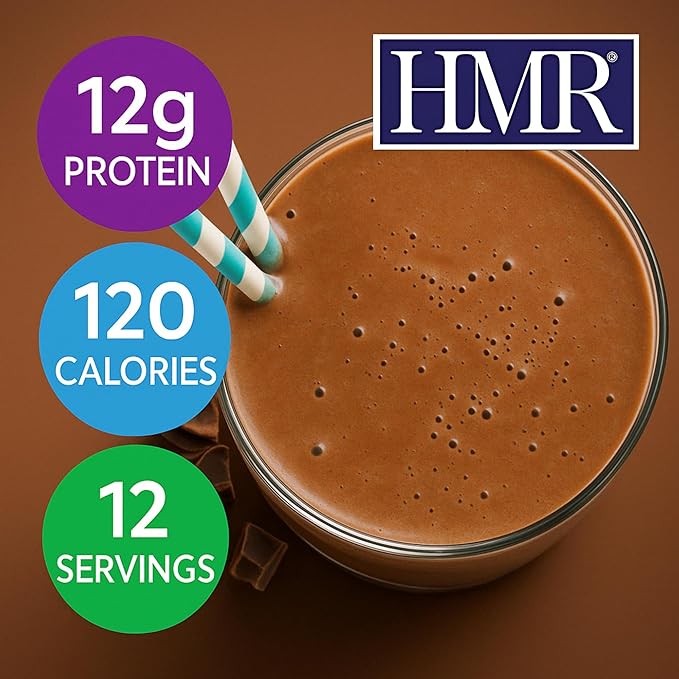 HMR 120 Shake Meal Replacement Powder | Mocha Shake Mix to Support Healthy Weight Loss | 12g of