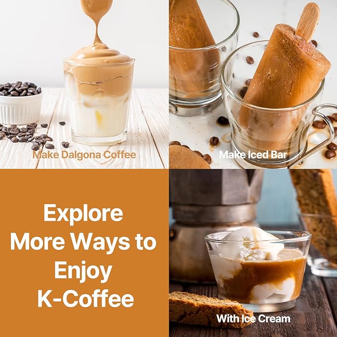 CUTIE MANGO Maxim & Stevia Variety 20 Sticks Premium Korean Instant Coffee Sampler White Mocha