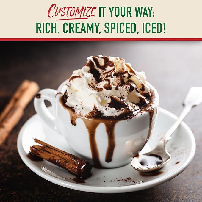 Caffelatto Milk Chocolate Hot Cocoa, Gourmet Single Serve Sticks, Made for Milk Frothers, Add Your