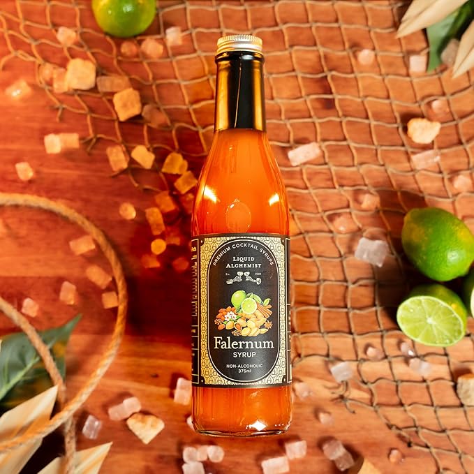 Liquid Alchemist Falernum Syrup for Cocktails - Real Ingredients Make our Falernum Cocktail Syrup a