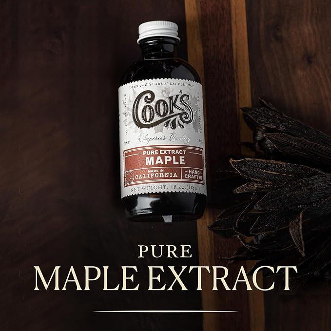 Cook's, Pure Maple Extract, All Natural Premium Maple Sap from Vermont's Finest Maple Trees, 128 oz