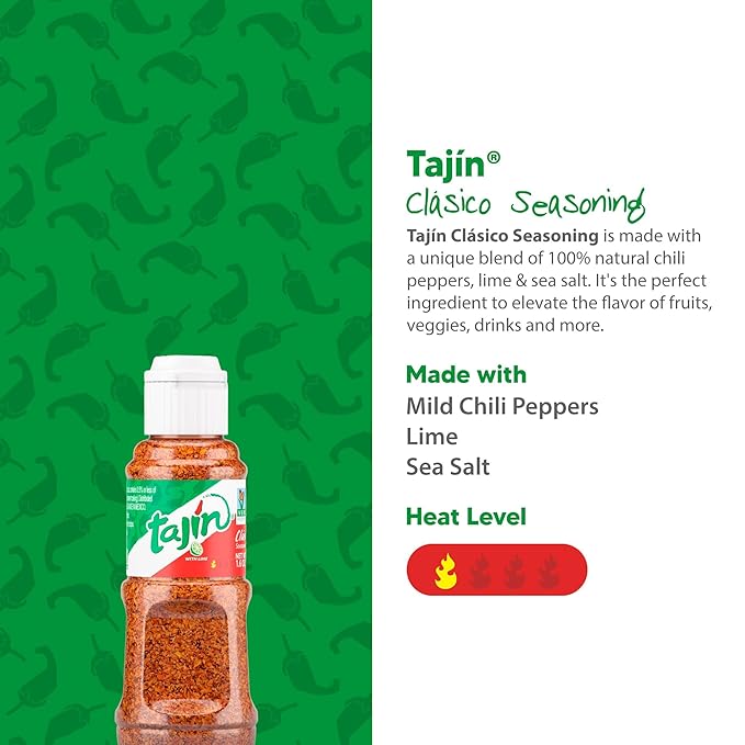 Tajín Clásico Seasoning, Mini Tajín Mexican Seasoning 1.6 oz (Pack of 1)