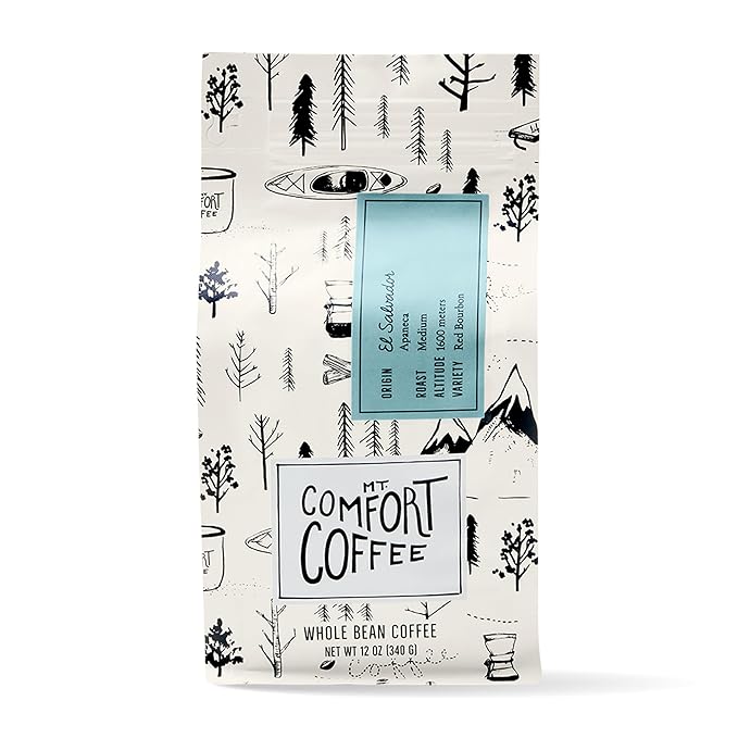 Mt. Comfort Coffee El Salvador Medium Roast, 12 Ounce - Locally Sourced From Local, International